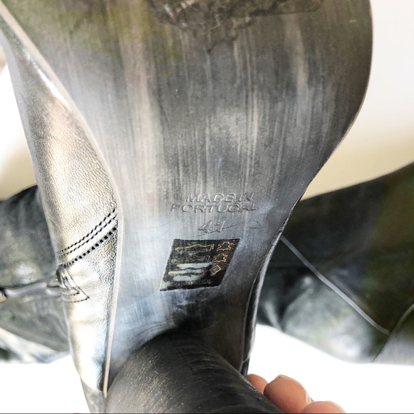 NWOT Free People Bright Lights Patchwork Tall Boot - Picture 8 of 8